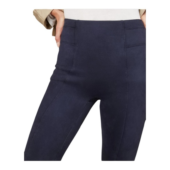 SPANX | Faux Suede Leggings in Classic Navy, Size 1X - Picture 5 of 10